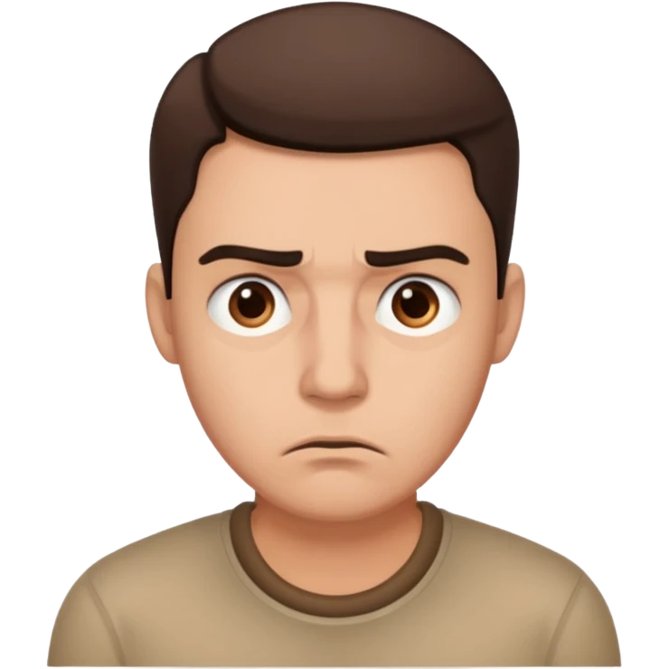 Overwhelmed man emoji