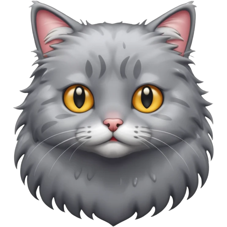 Chat mouillé emoji