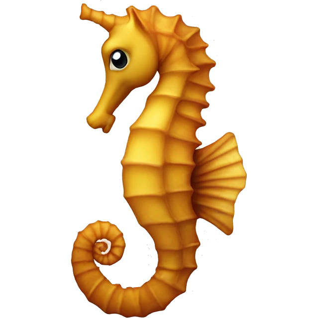 The Iphone seahorse emoji