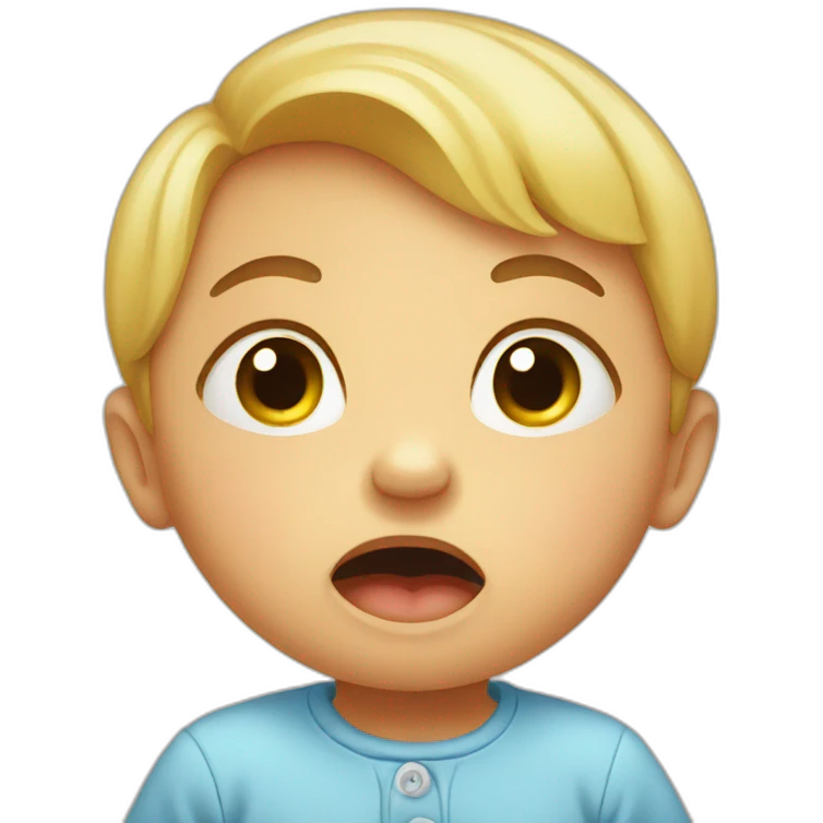 baby crying emoji