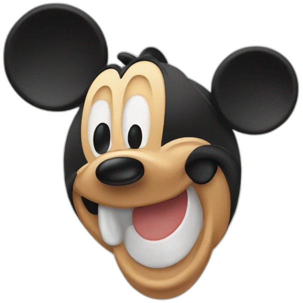 goofy mickey mouse emoji
