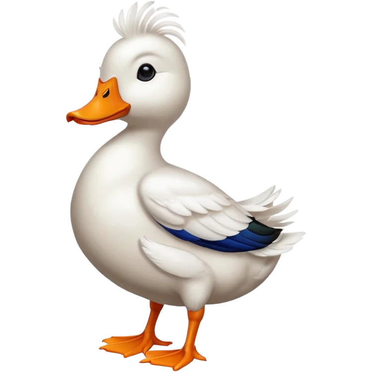 Saluting duck emoji