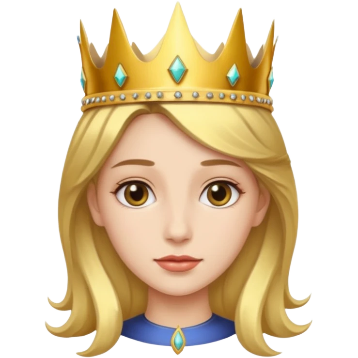 👩🏼‍🦱👸 emoji