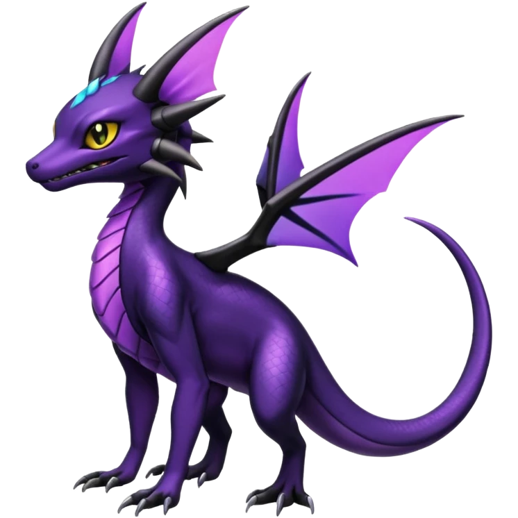 Shiny Salandit-Noivern-Umbreon-Hybrid (Full body) emoji
