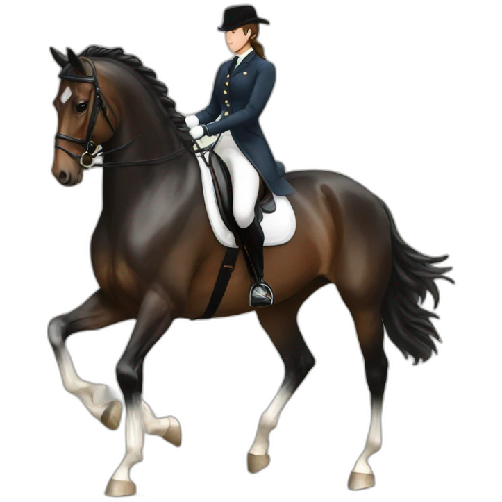 dressage horse emoji