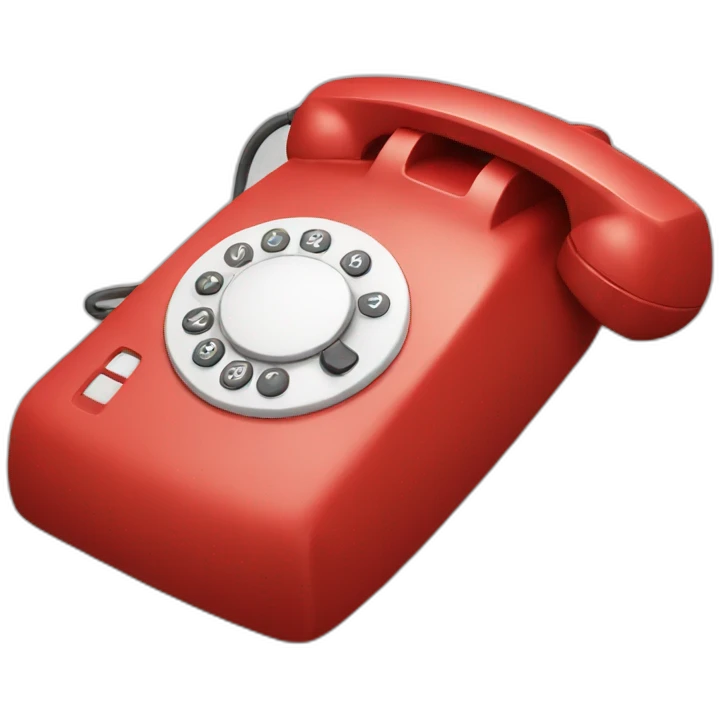 Red phone emoji