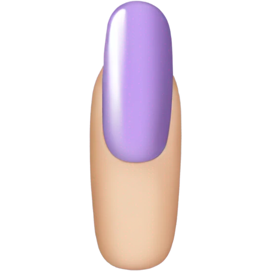 light purple nail color emoji
