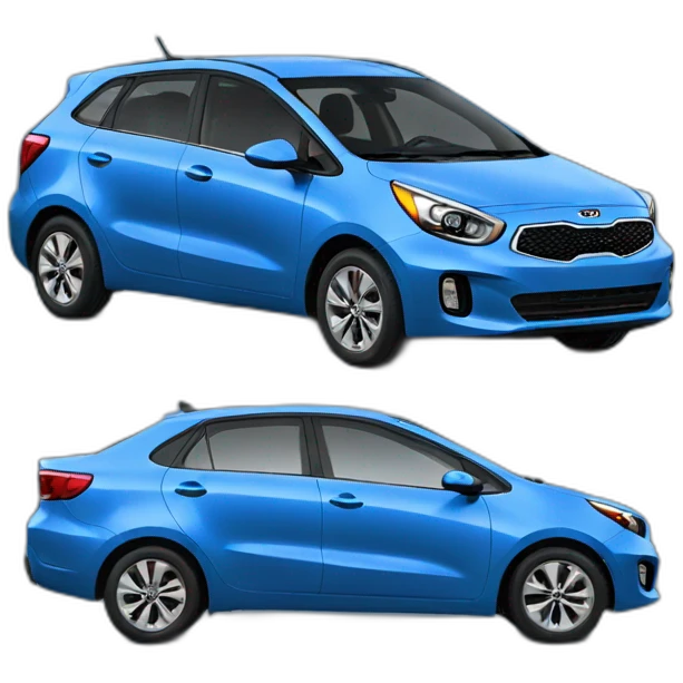 Kia Río blue emoji