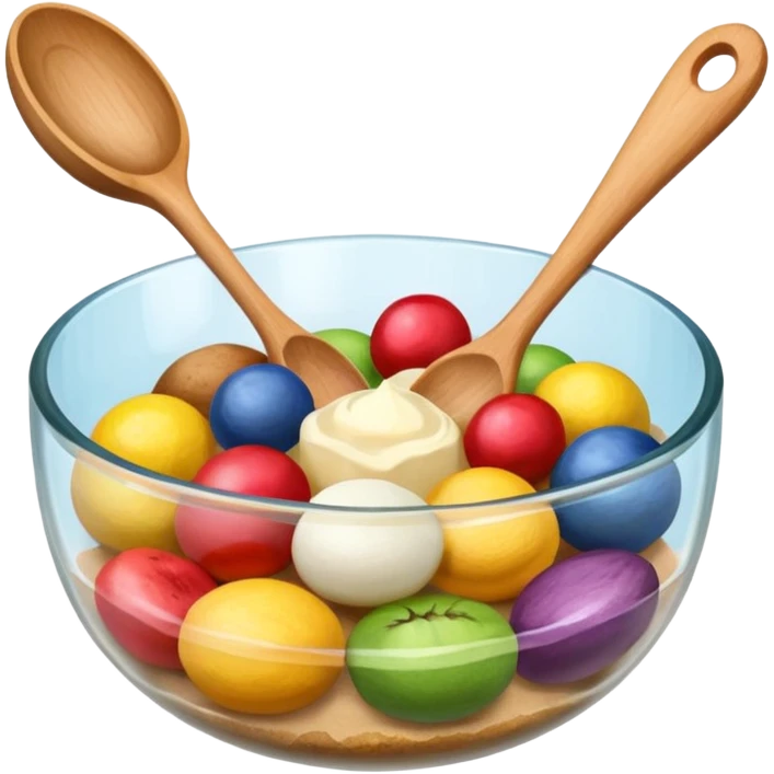 baking ingredients before preparation emoji