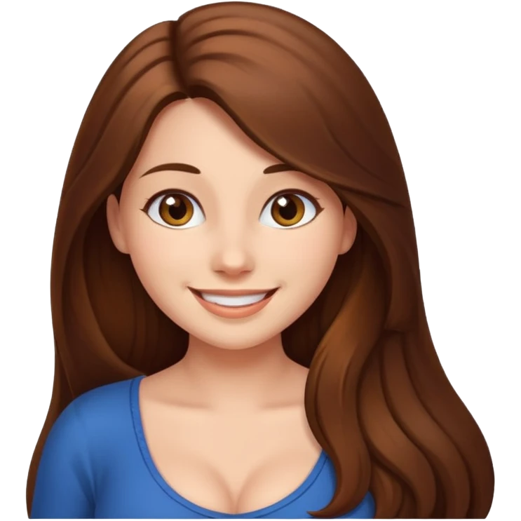 naked girl with bog boobs emoji