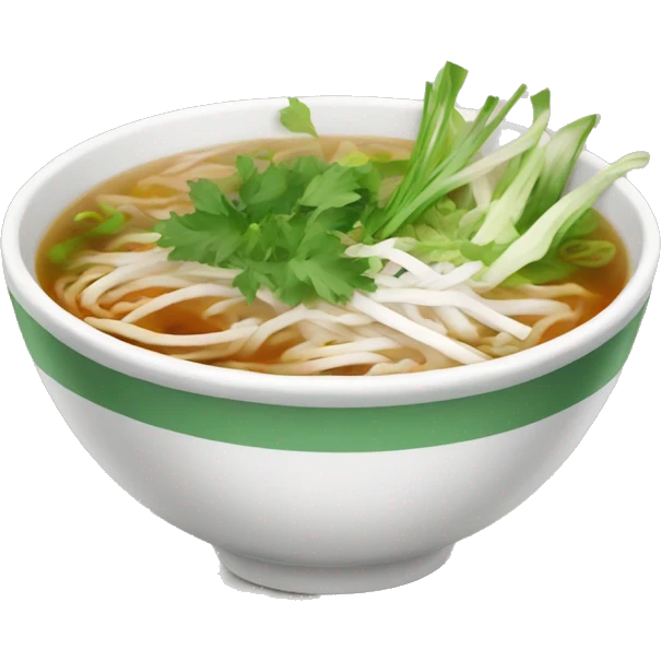 Bowl of pho emoji
