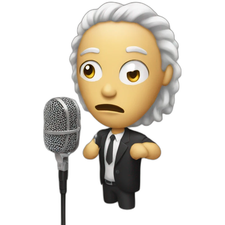 opinion microphone emoji