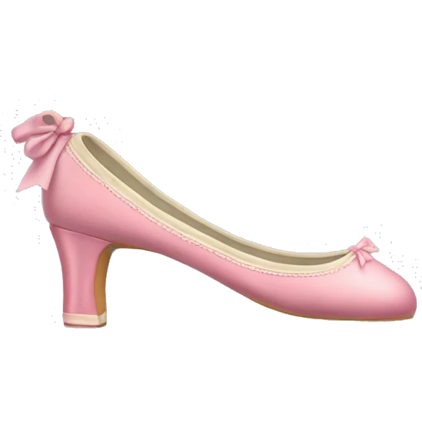 Zapatos de bailarina de ballet emoji