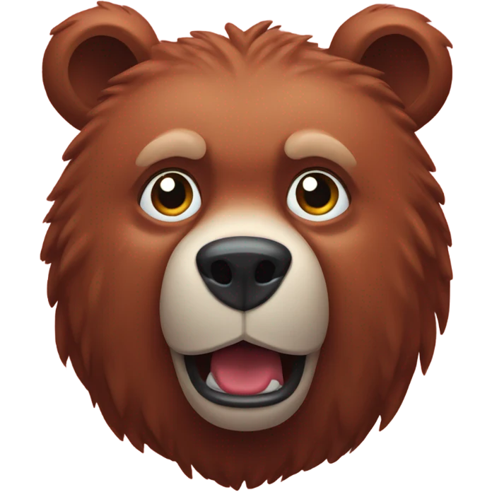 red bear emoji