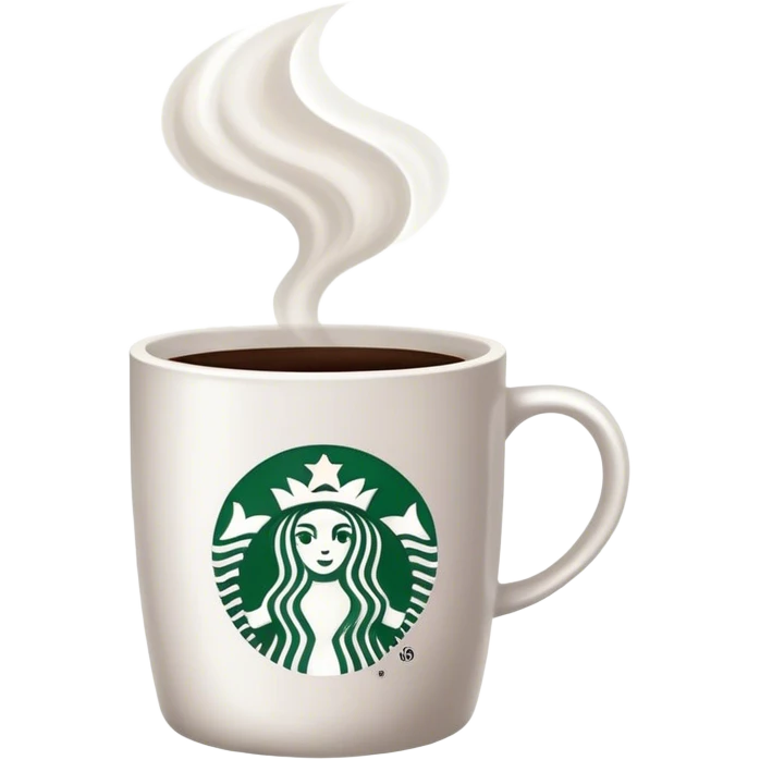 Starbucks coffe emoji