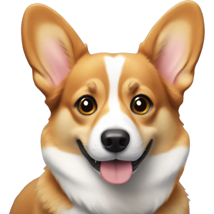 A corgi emoji