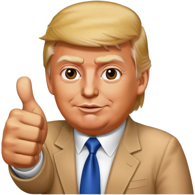 Trump thumbs up emoji