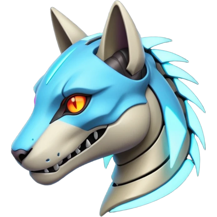 Pretty Cyberpunky Cool Marowak-Feline-hybrid emoji