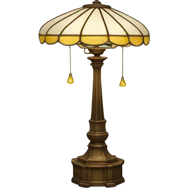 Tiffany lamp emoji