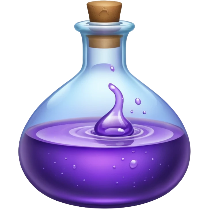 purple potion emoji