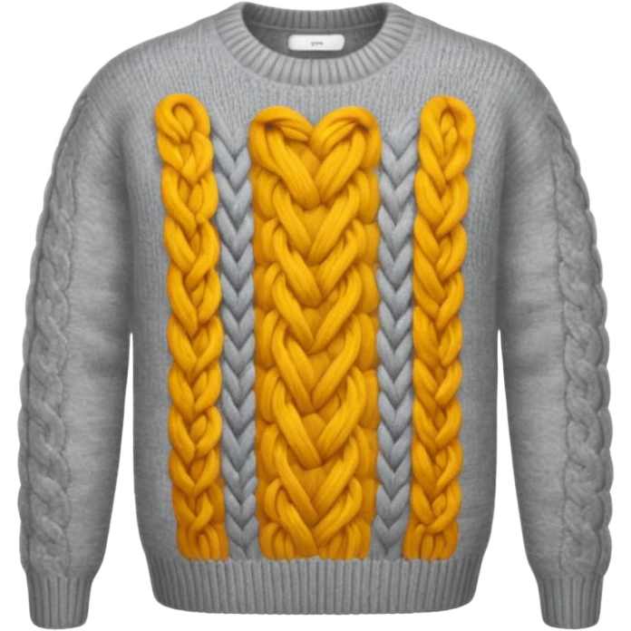 grey wool sweater emoji