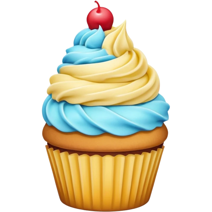 Cupcake de sorvete emoji