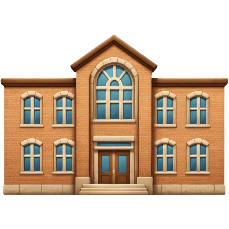 School building emoji