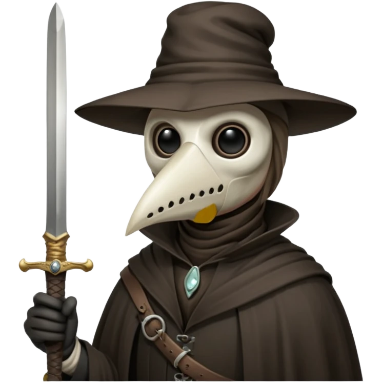 plague dr sword snow emoji
