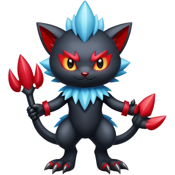 Weavile (full body) emoji