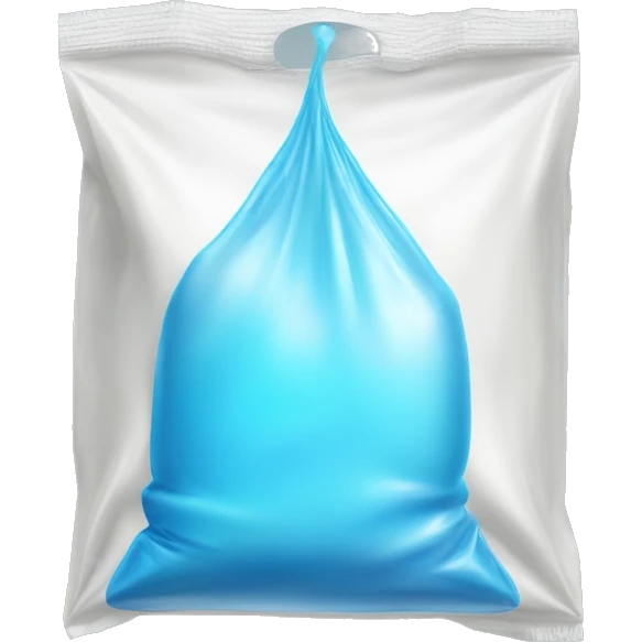 Iv plastic bag containing liquid emoji