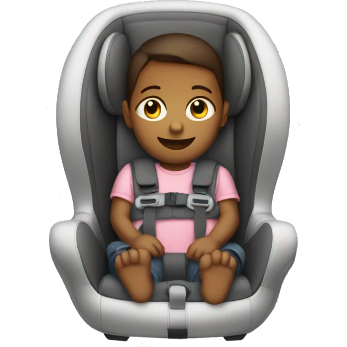 child in the carseat emoji