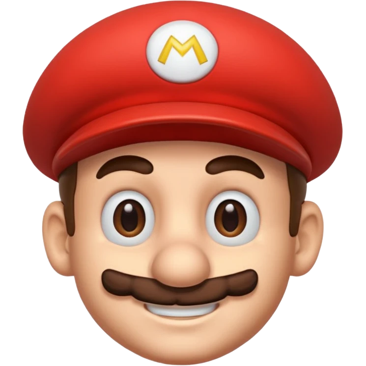 only mario's head thinking  emoji