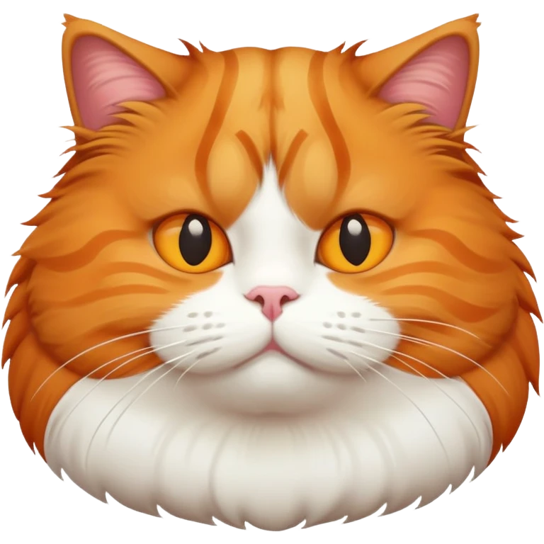 Fat ginger cat  emoji