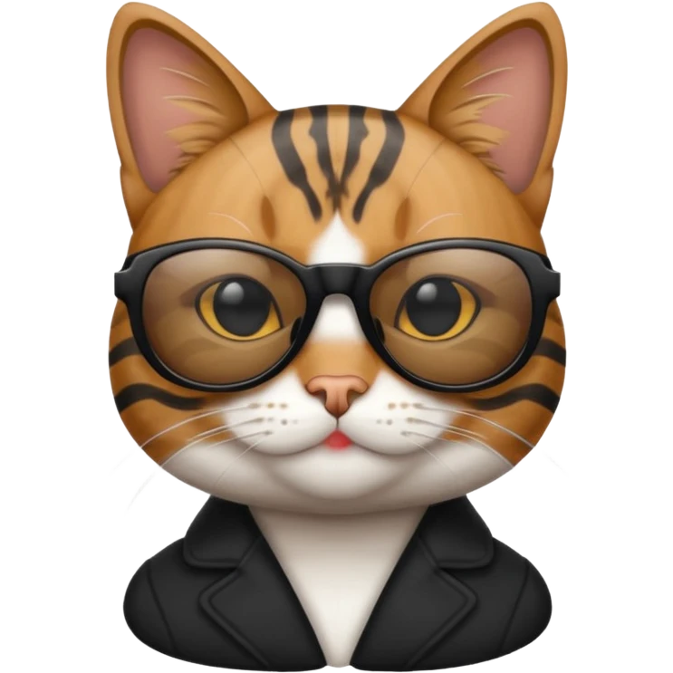 Cat wearing sunglasses emoji