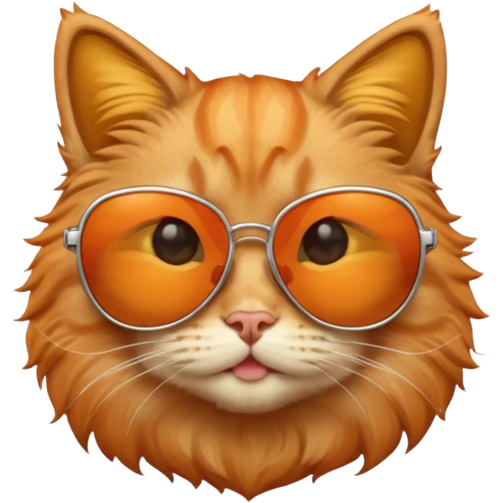 Cat wearing sunglasses emoji