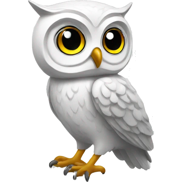 owl white emoji