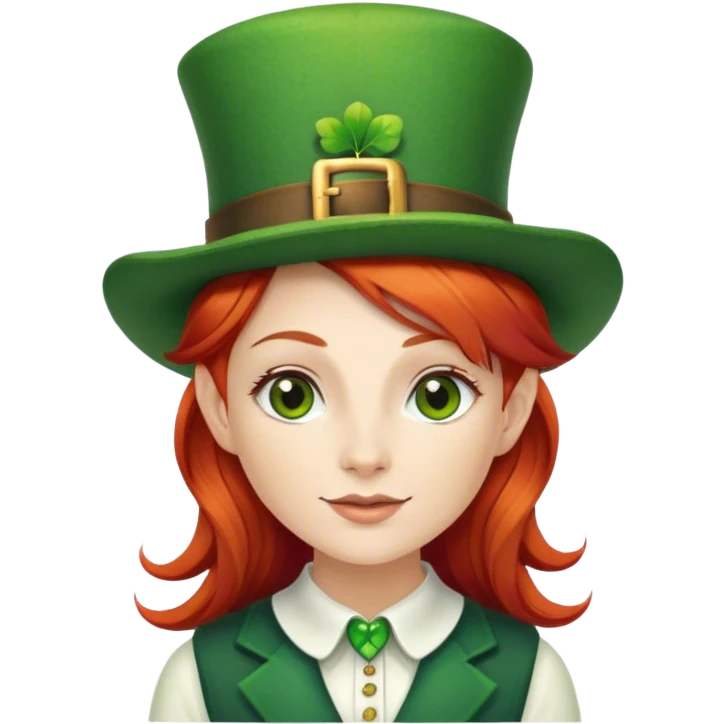 luck leprechaun woman  emoji