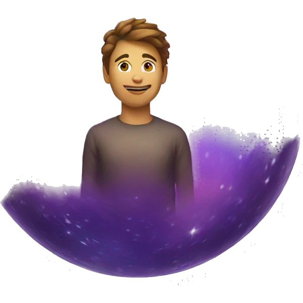 person inside magic sphere emoji