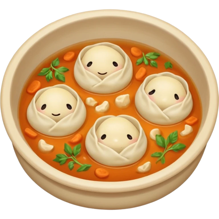 soup dumpling emoji