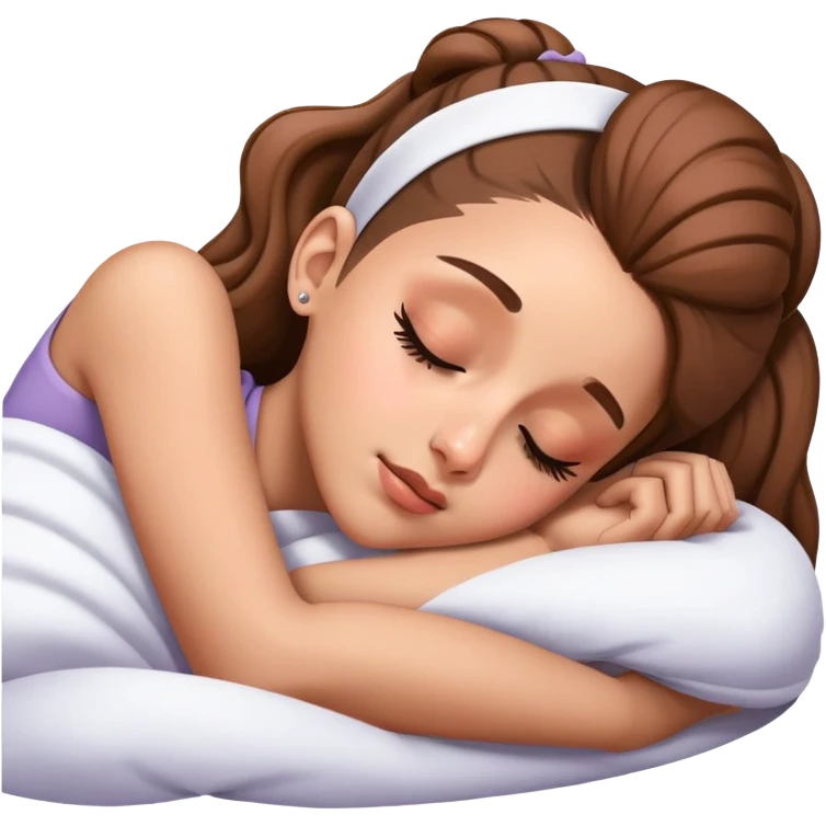 Ariana Grande sleeping emoji