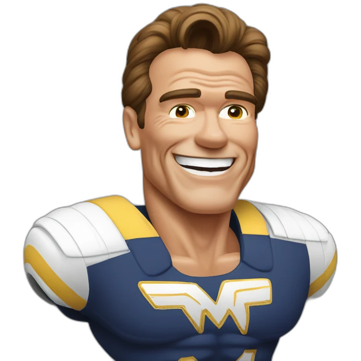 arnold schwarzenegger cheerleadering emoji