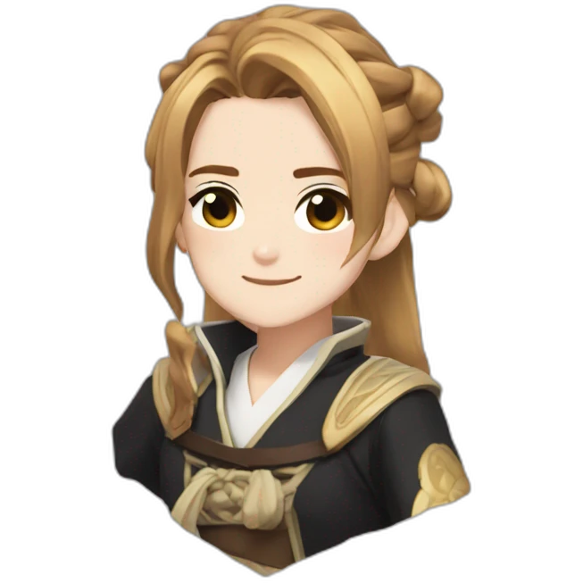 Emma Watson As Shinhei from Genshin Impact emoji