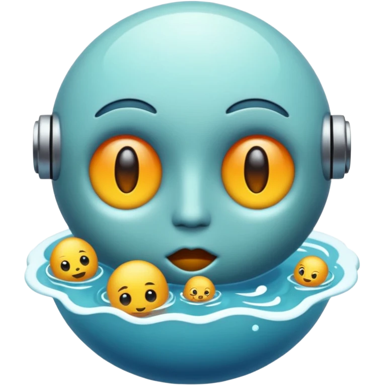 surreal big art emoji