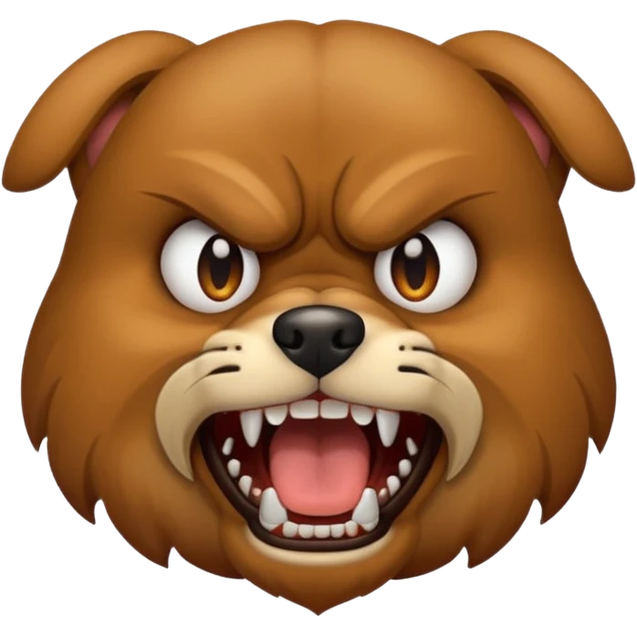 dog angry emoji