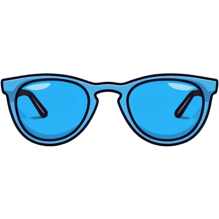 blue sunglasses emoji