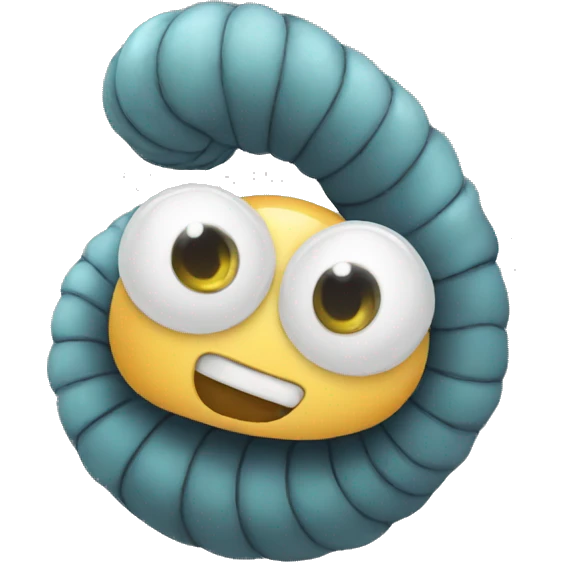 worm emoji