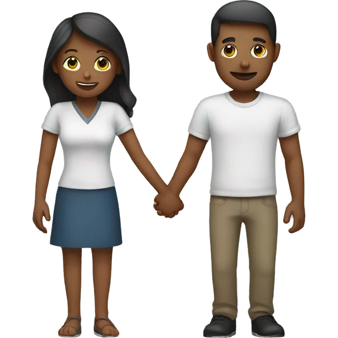 Couple holding hands  emoji