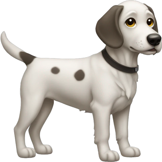 haz un perro con un lazito emoji