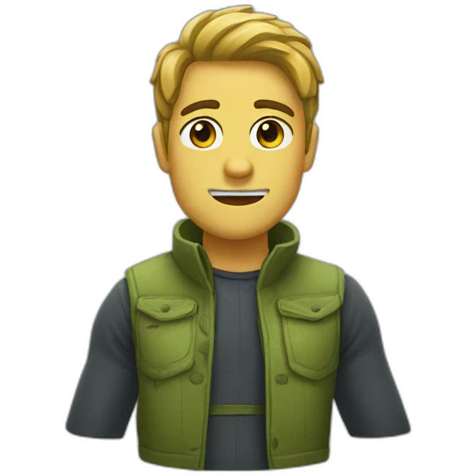 pistacho como persona emoji