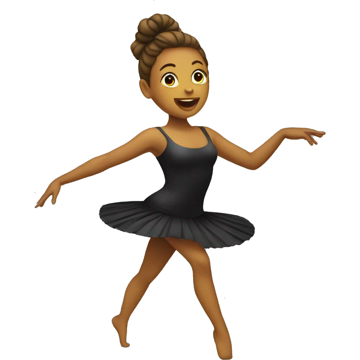 danseuse qui mange  emoji